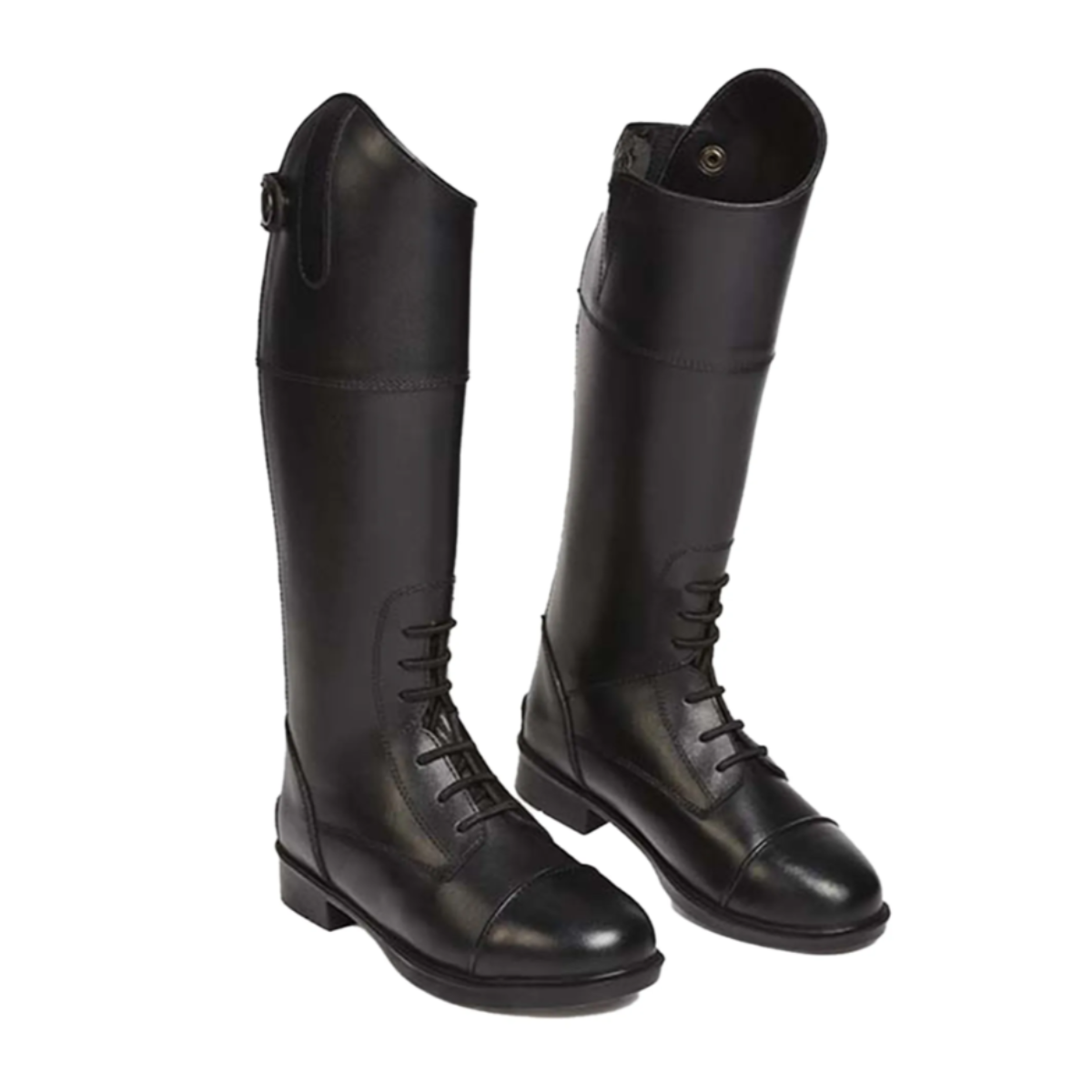 Elico Charlotte Junior Leather Riding Boots - Black