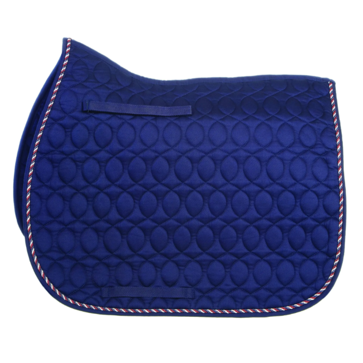 Hy Deluxe Saddle Pad With Cord Binding - Navy