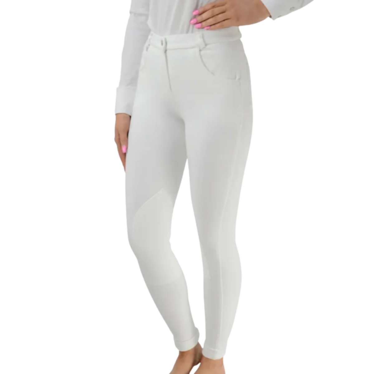 HyPerformance Melton Ladies Jodhpurs - White