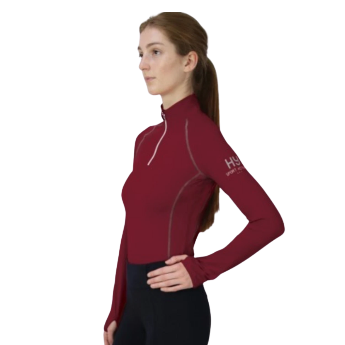 Hy Sport Active Base Layer - Vivid Merlot