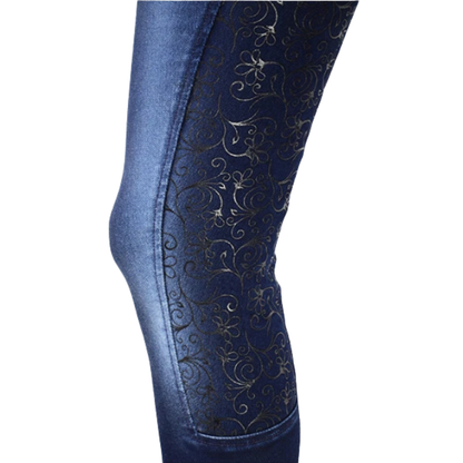 Hy Equestrian Cambridge Denim Look Breeches