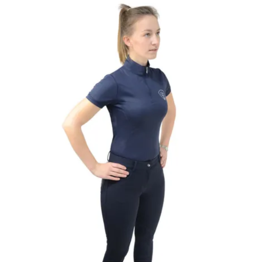 HyRider Signature Sports Shirt - Marine Blue/Teal