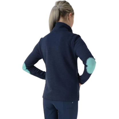 Hy Fashion Mizs Beatrice Kids Fleece Jacket - Navy/Peppermint