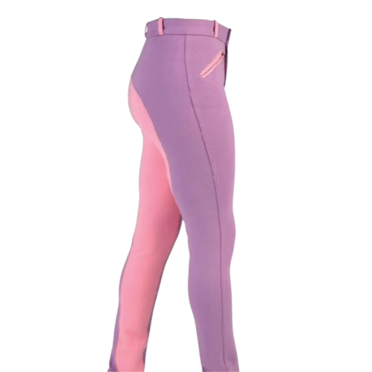 HyPerformance Layla Teen Jodhpurs - Lilac/Pink