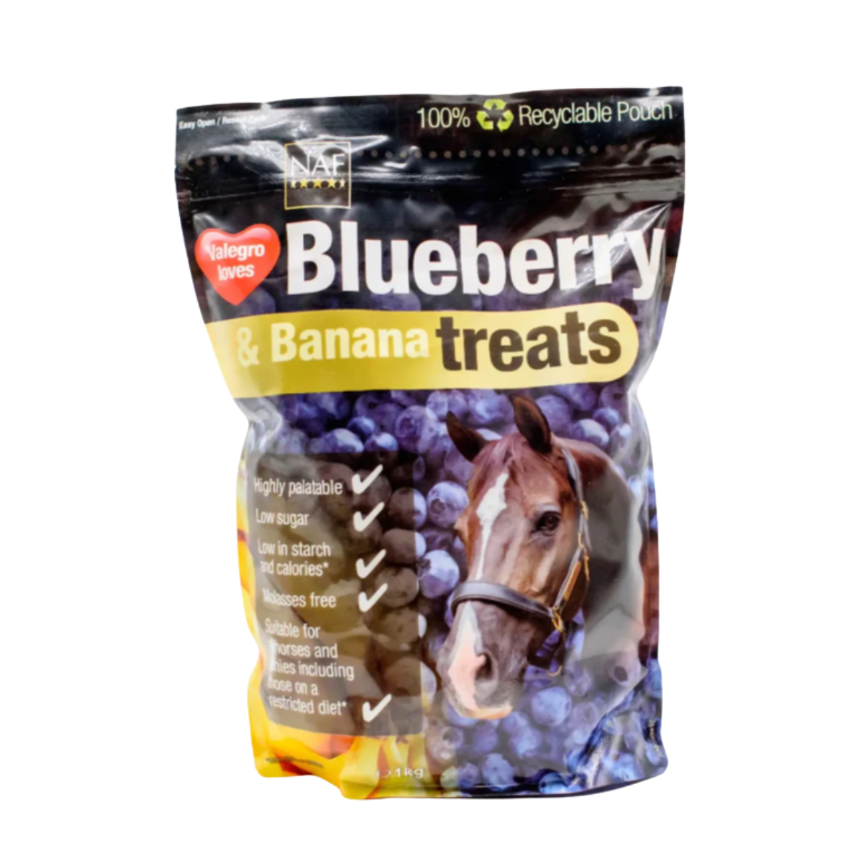 NAF Blueberry & Banana Treats 1kg