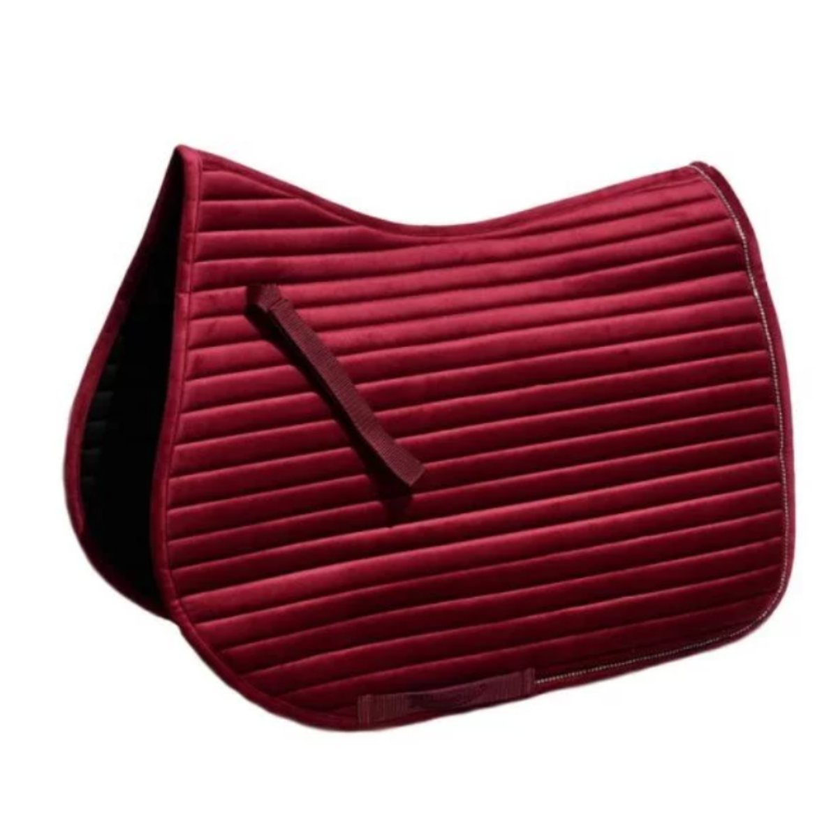 Rhinegold Diamante Channel Quilt GP Saddle Pad